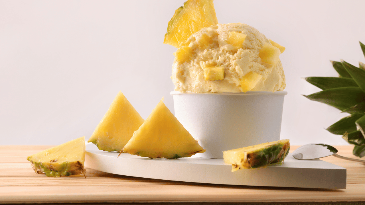 Homemade Custard Pineapple Ice Cream: Silky Smooth Summer Recipe