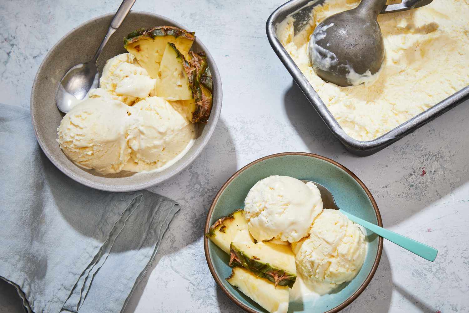 Quick No-Churn Pineapple Ice Cream: 5 Ingredients, Minutes to Bliss